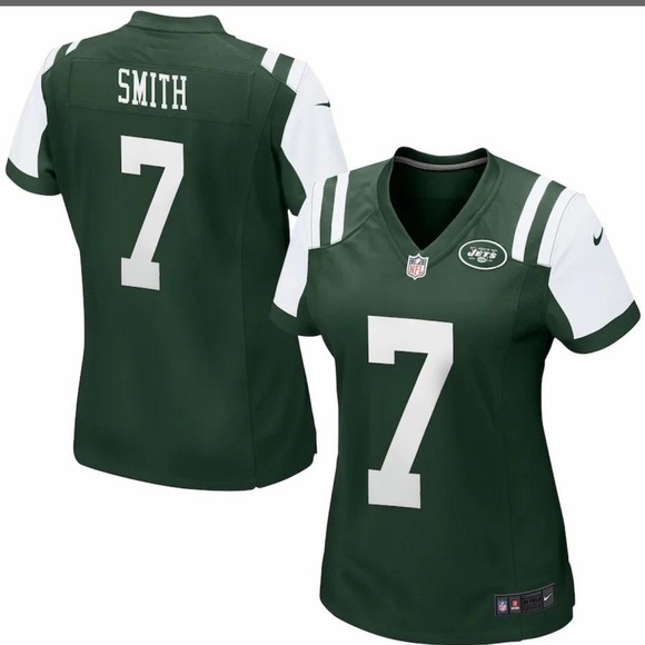 Geno Smith New York Jets Official Nike Women’s Game Jersey – Green - Picture 1 of 9